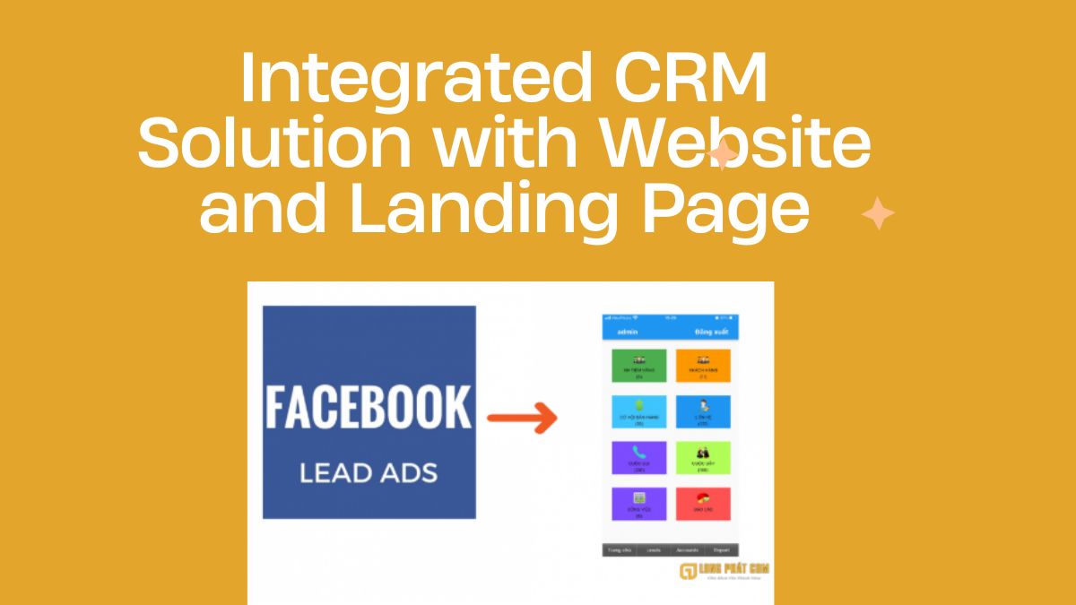Integrated CRM with Website and Landing Page