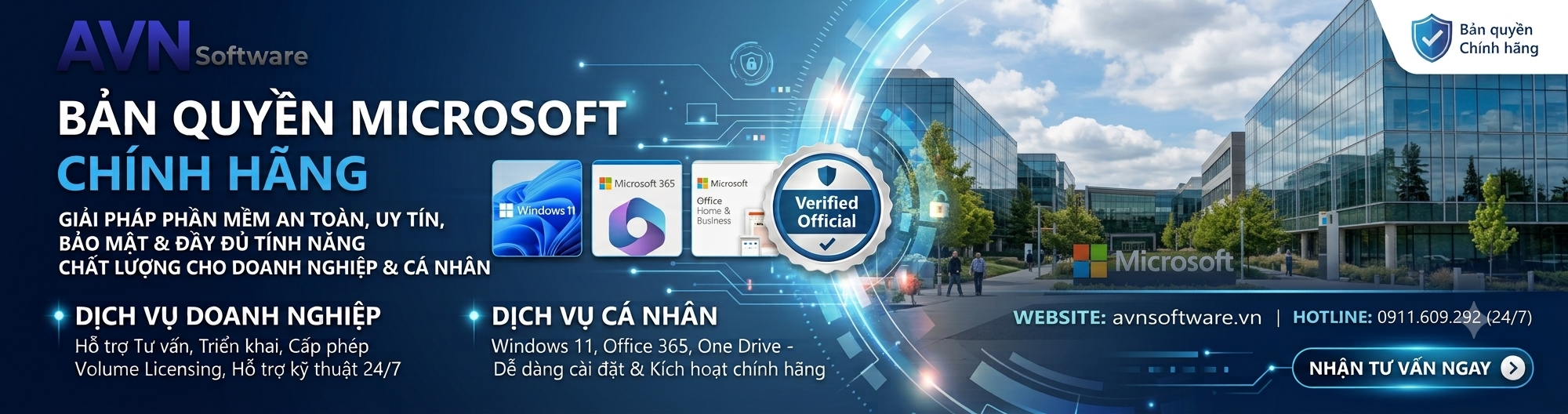 Microsoft bản quyền chính hãng